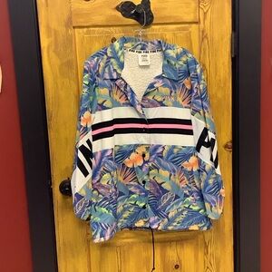 Victoria's Secret Multicolor Tropical Bomber Jacket